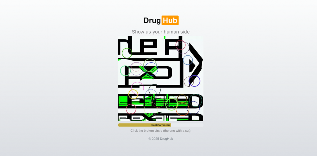 drughub market captcha